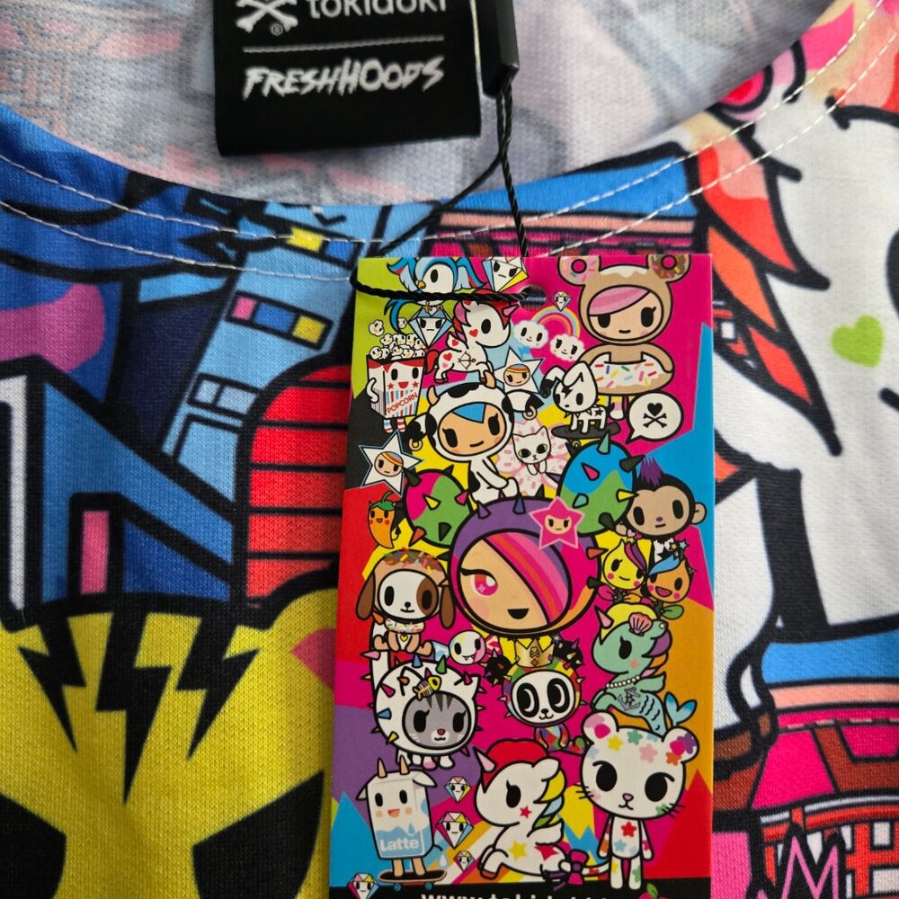 Tokidoki x Fresh Hoods collab City Sakura tank top XL NWT - Picture 3 of 3